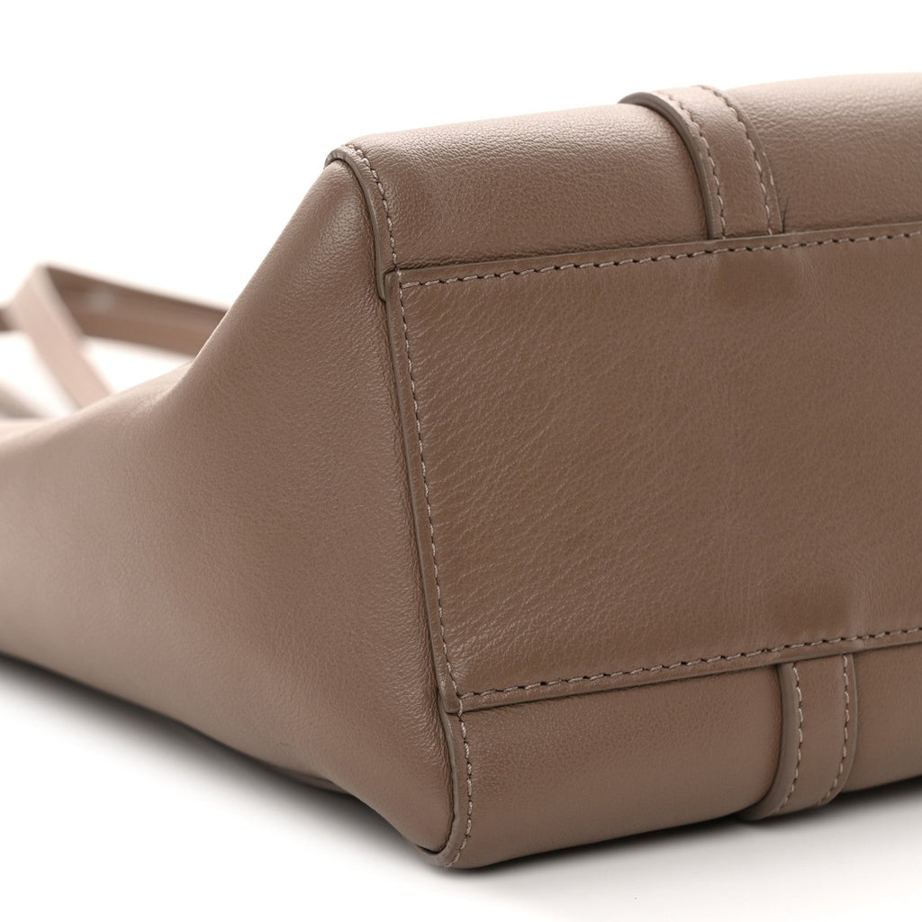 Calfskin XS Everyday Tote Light Beige Black