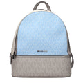 Beige Fabric Logo Backpack