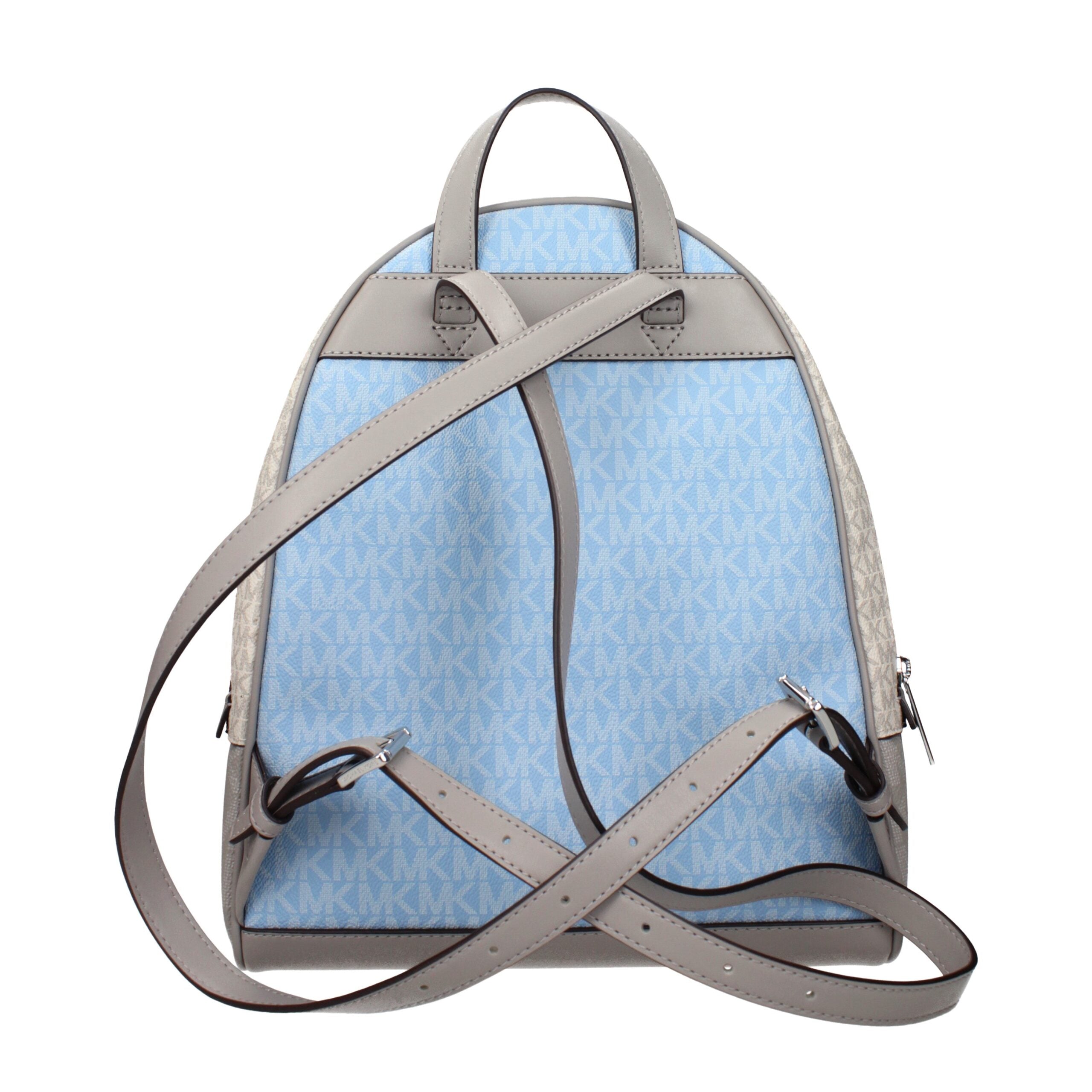 Beige Fabric Logo Backpack