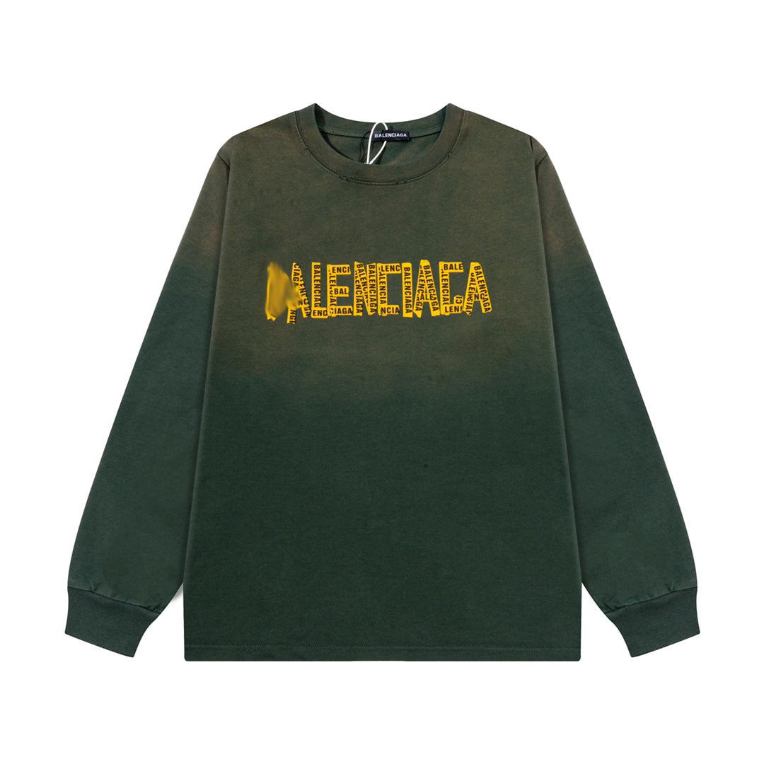 Balenciaga  Couples Print Sweatshirt