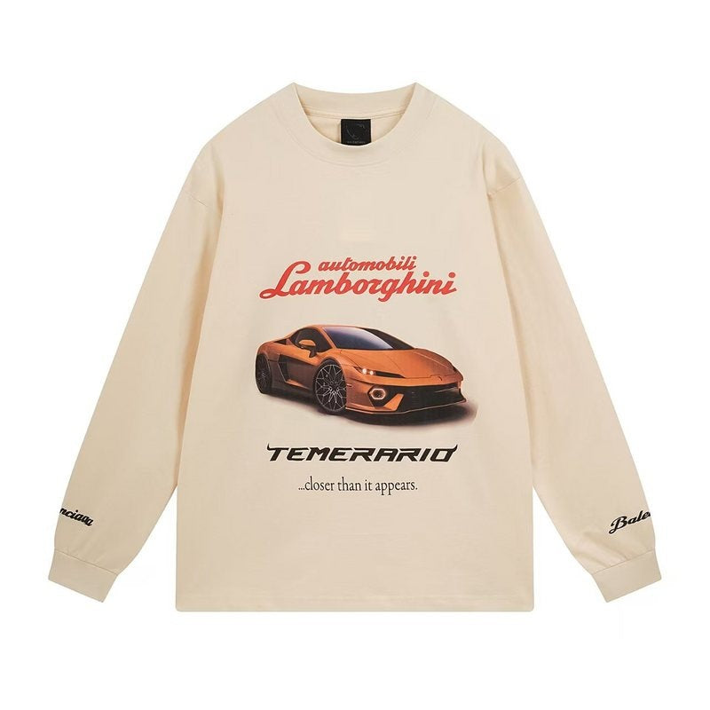 Balenciaga Crew Neck Letter Sweatshirt