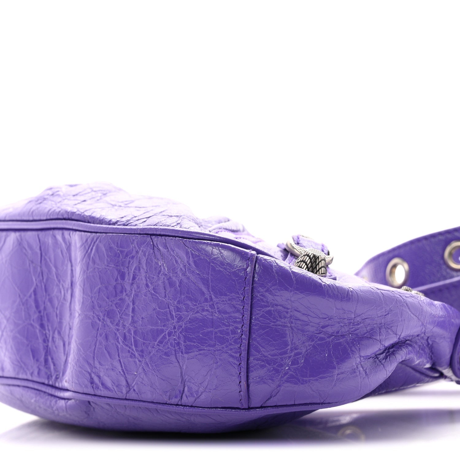 Agneau Arena Le Cagole Shoulder Bag XS Purple