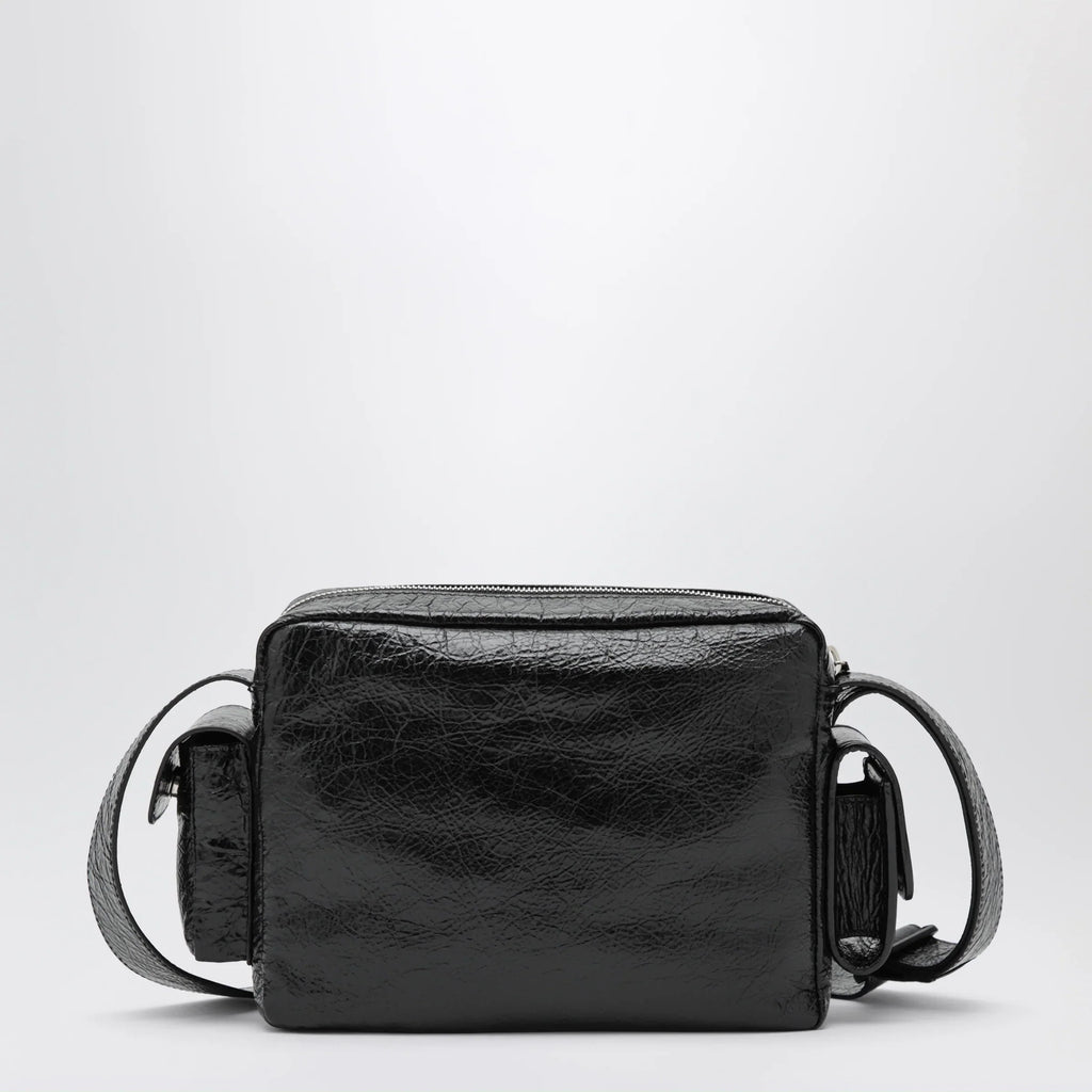 Balenciaga - Superbusy camera bag in black Arena lambskin