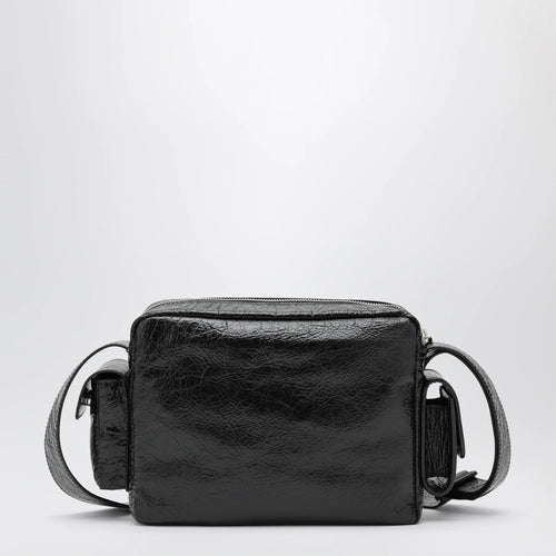 Balenciaga - Superbusy camera bag in black Arena lambskin