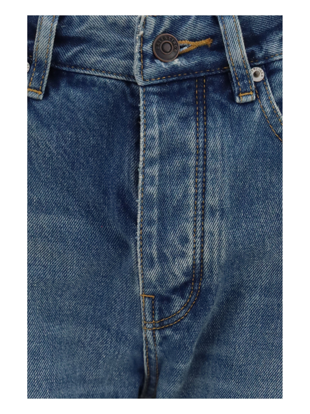 Balenciaga Women Straight-Leg Denim Jeans