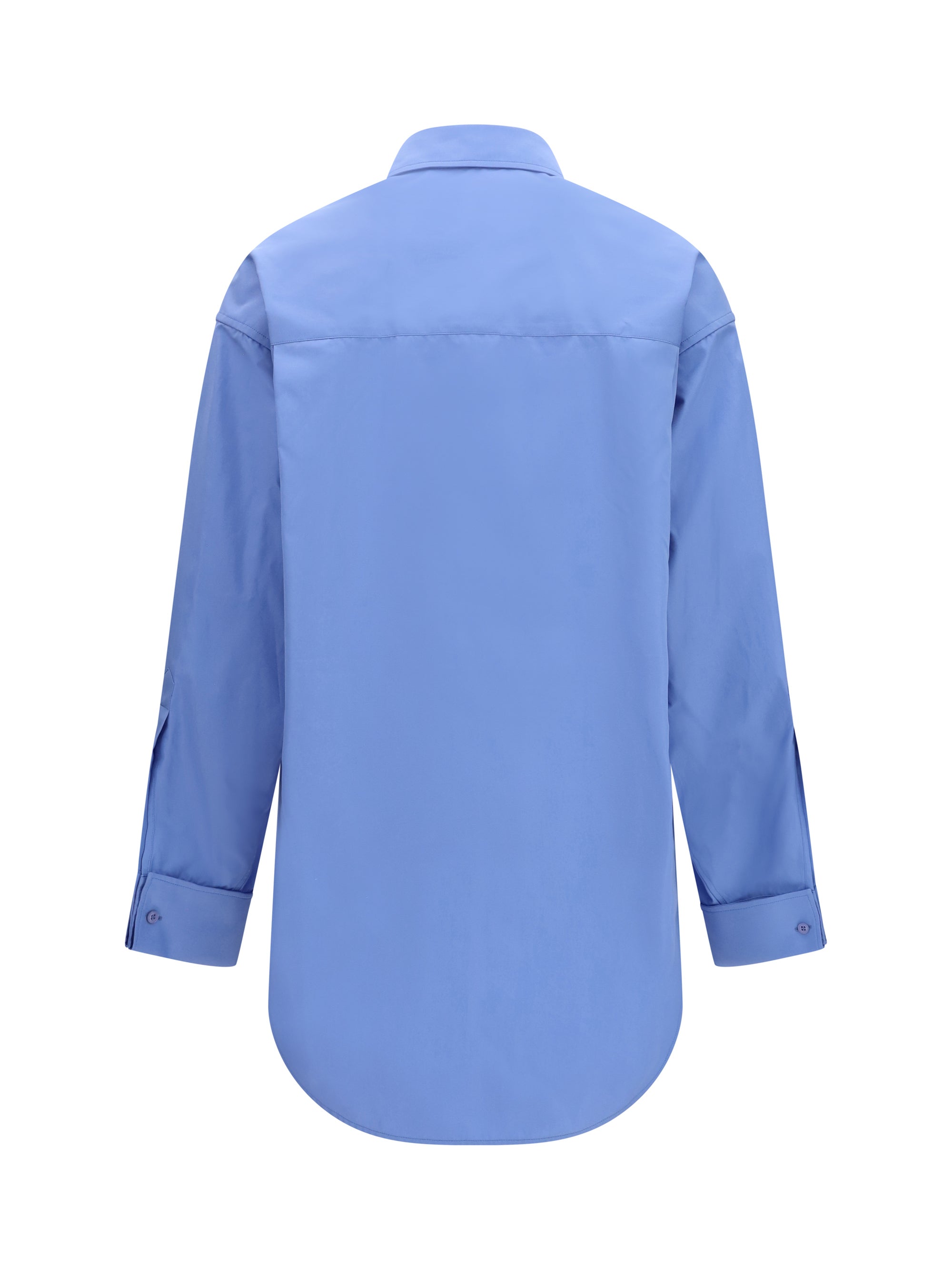 Balenciaga Women Asymmetric Long-Sleeve Shirt