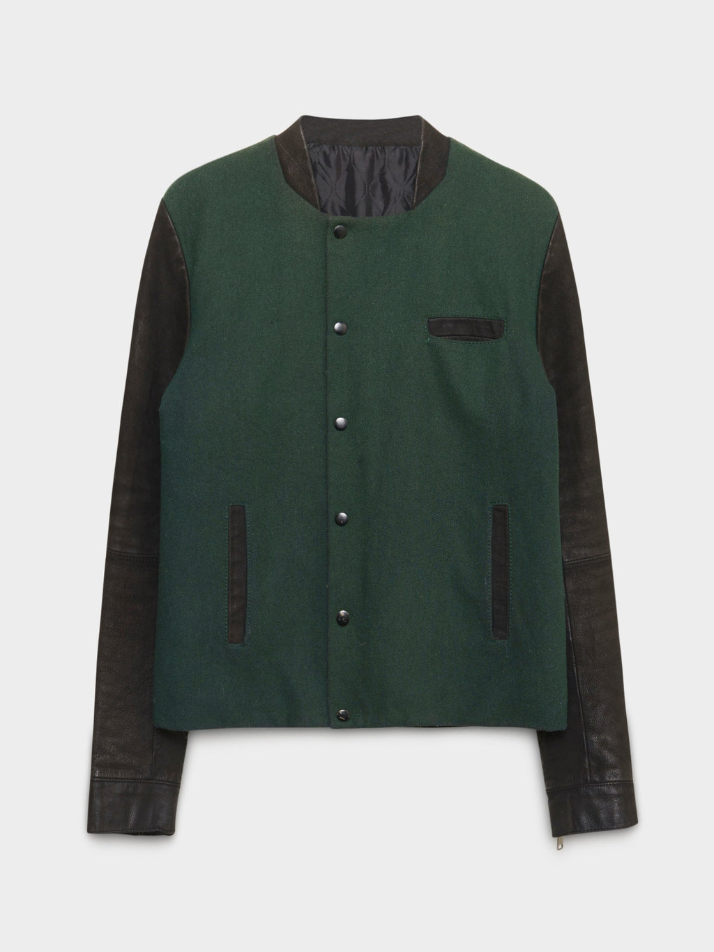 Blistered Leather Varsity women Jacket