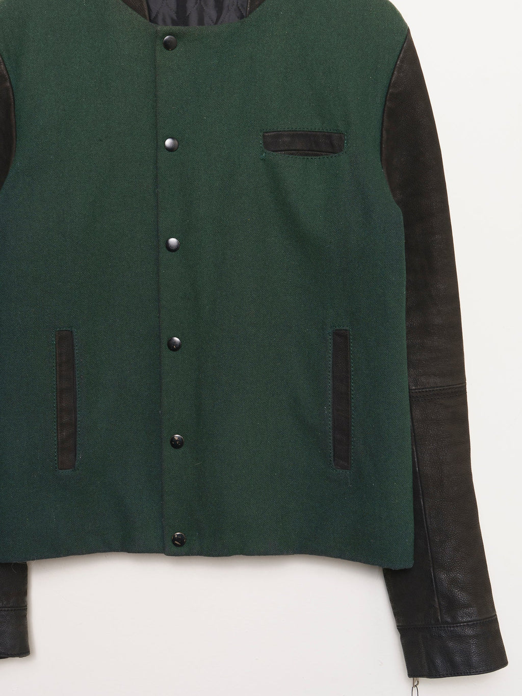 Blistered Leather Varsity women Jacket