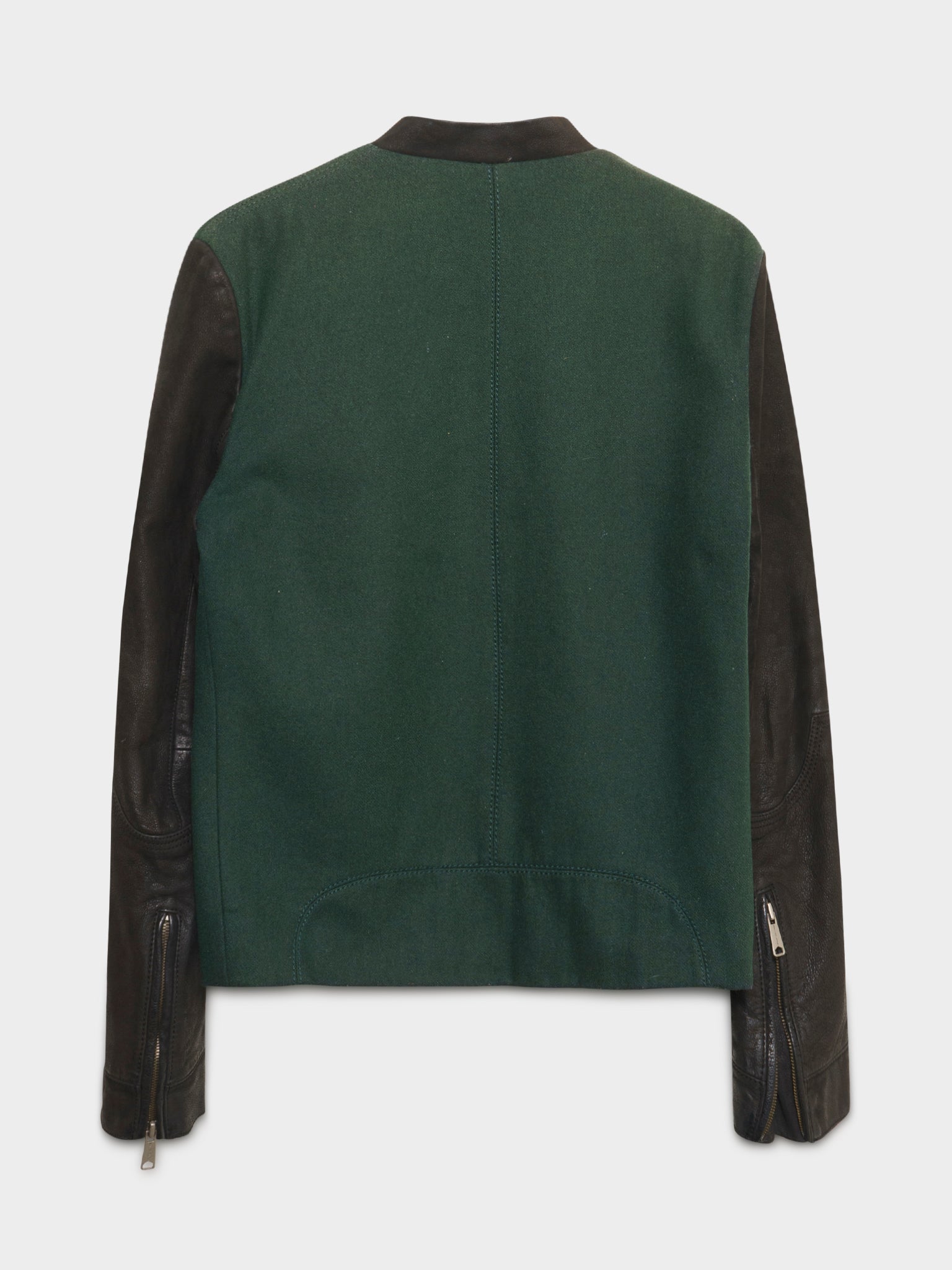Blistered Leather Varsity women Jacket