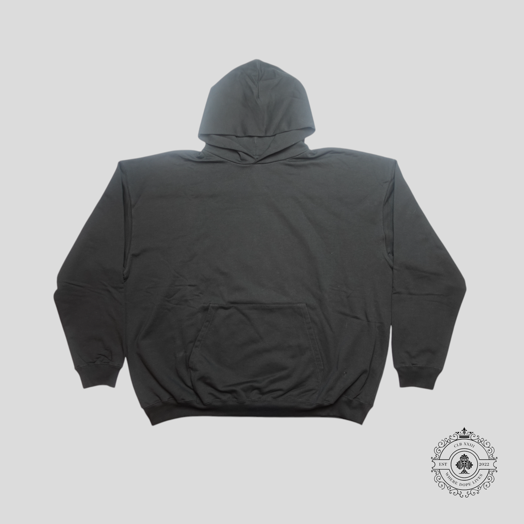 Balenciaga Oversized Hoodie in Black