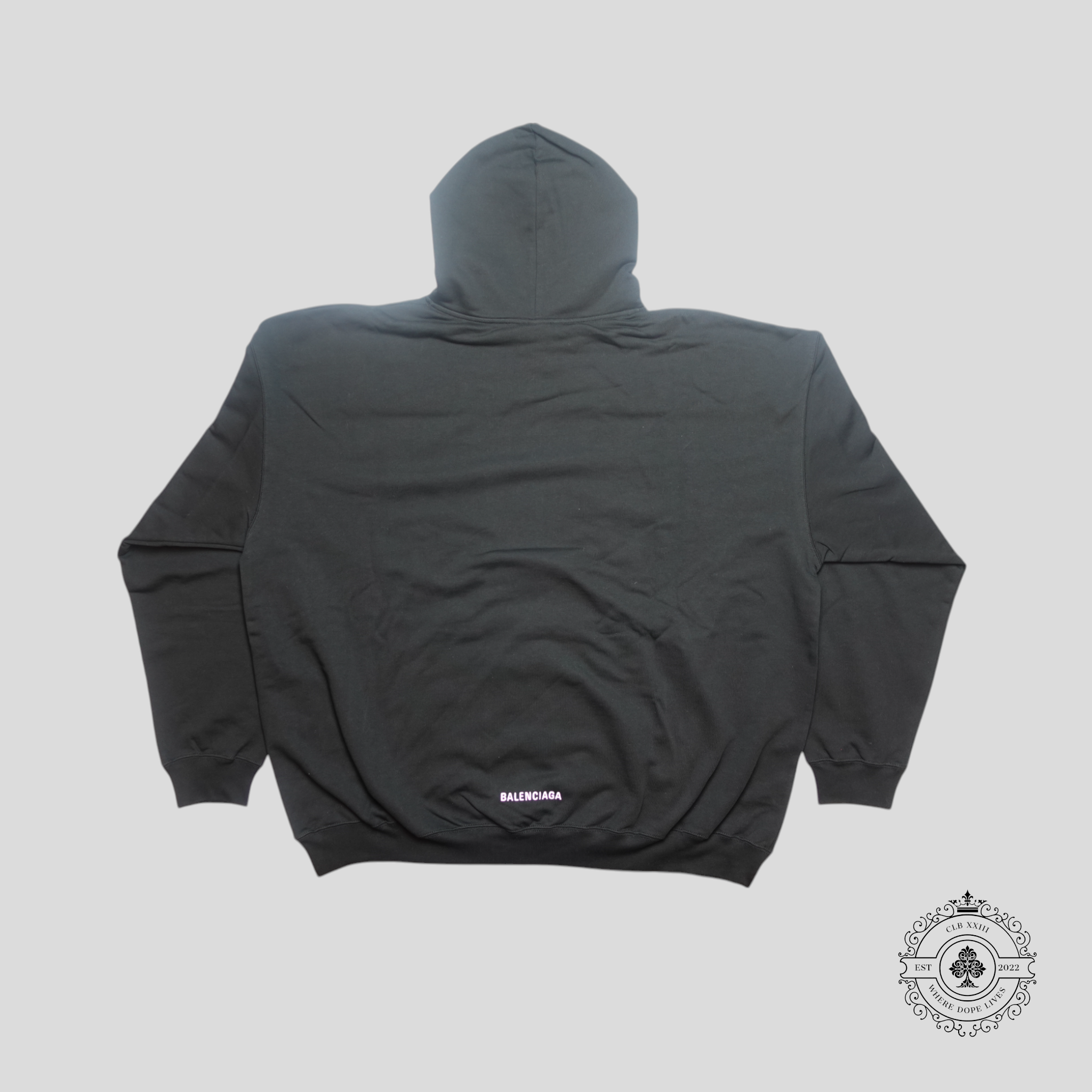 Balenciaga Oversized Hoodie in Black