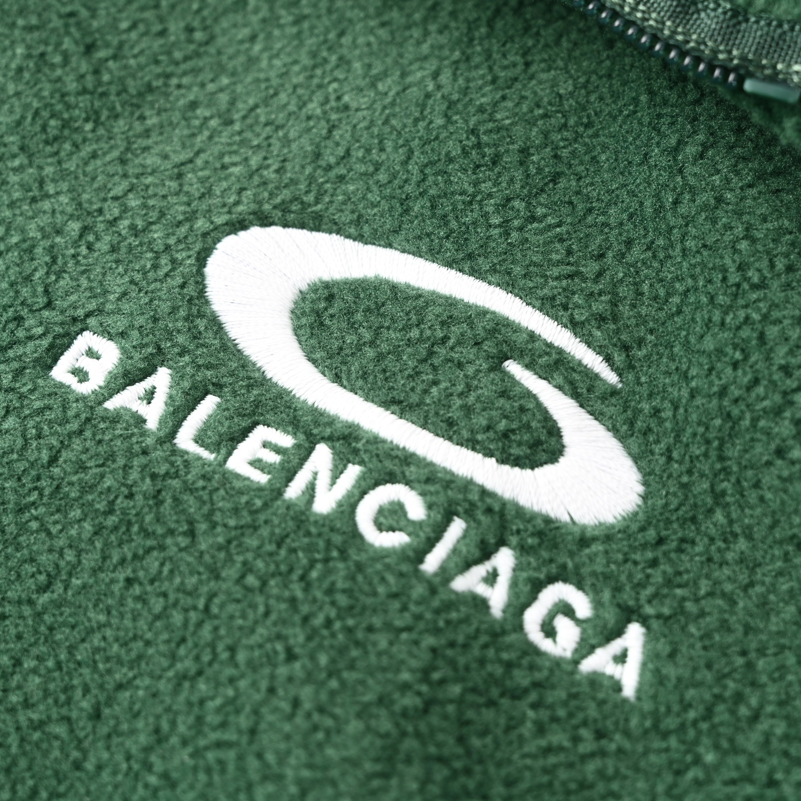 Balenciaga Baseball Jacket — Green