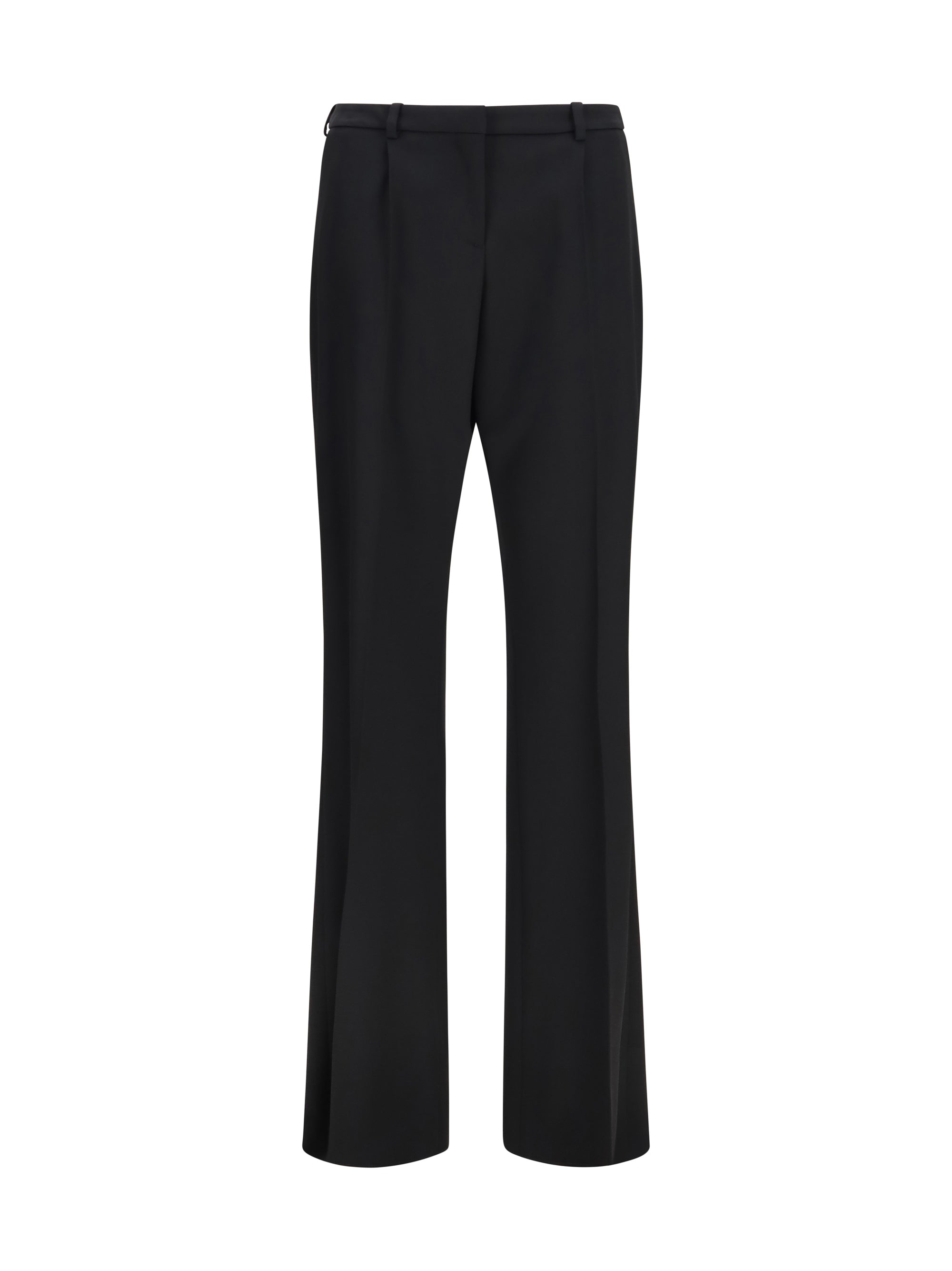 Balenciaga Women Slim-Fit Tailored Pants In Stretch Wool Twill