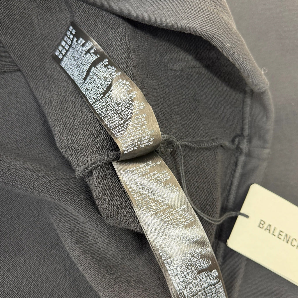 Balenciaga Paris Strass Cropped Hoodie 1 (L) Women