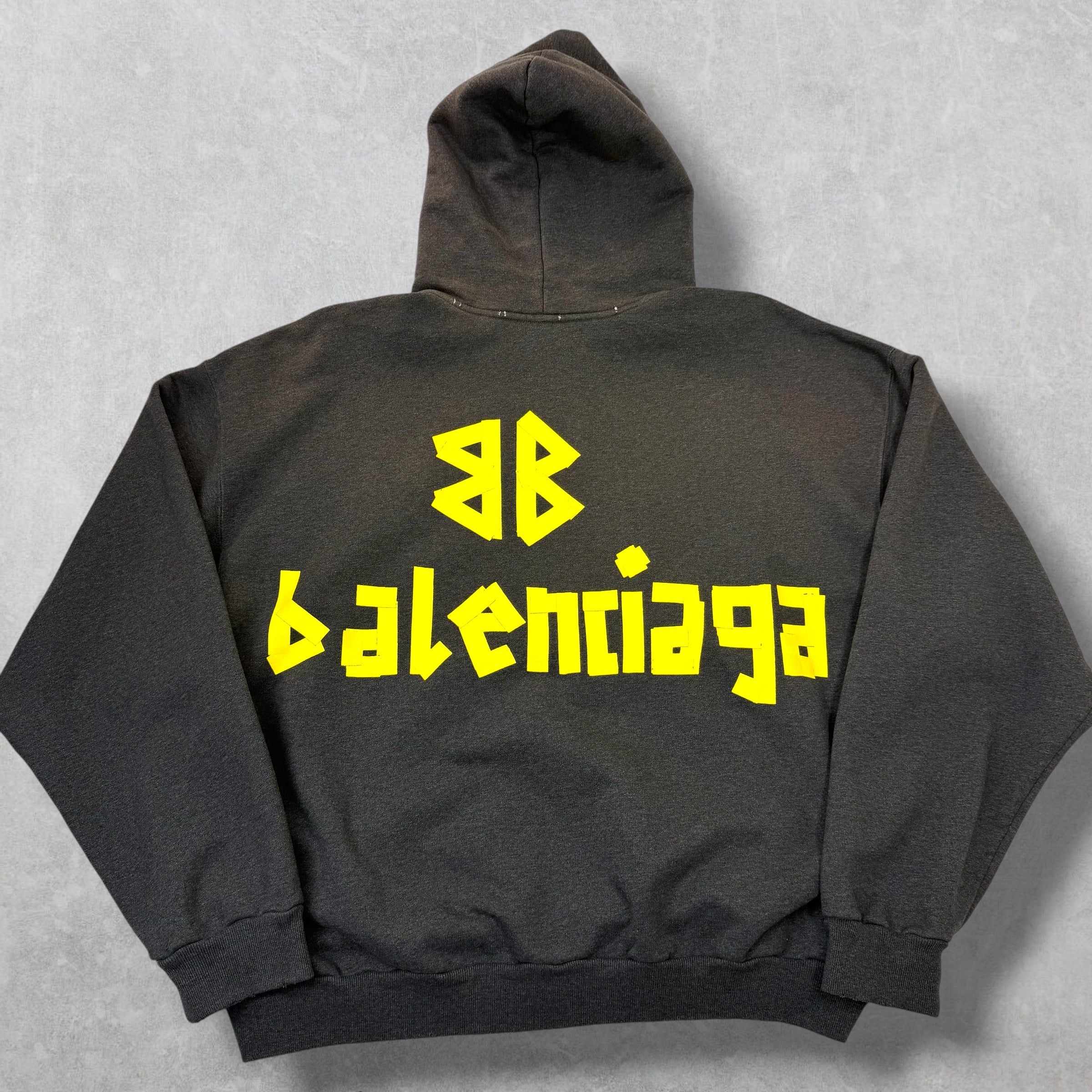 Balenciaga Tape Type Ripped Hoodie S (L) Women