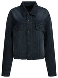 Balenciaga Denim Jacket Old Effect Blue Women