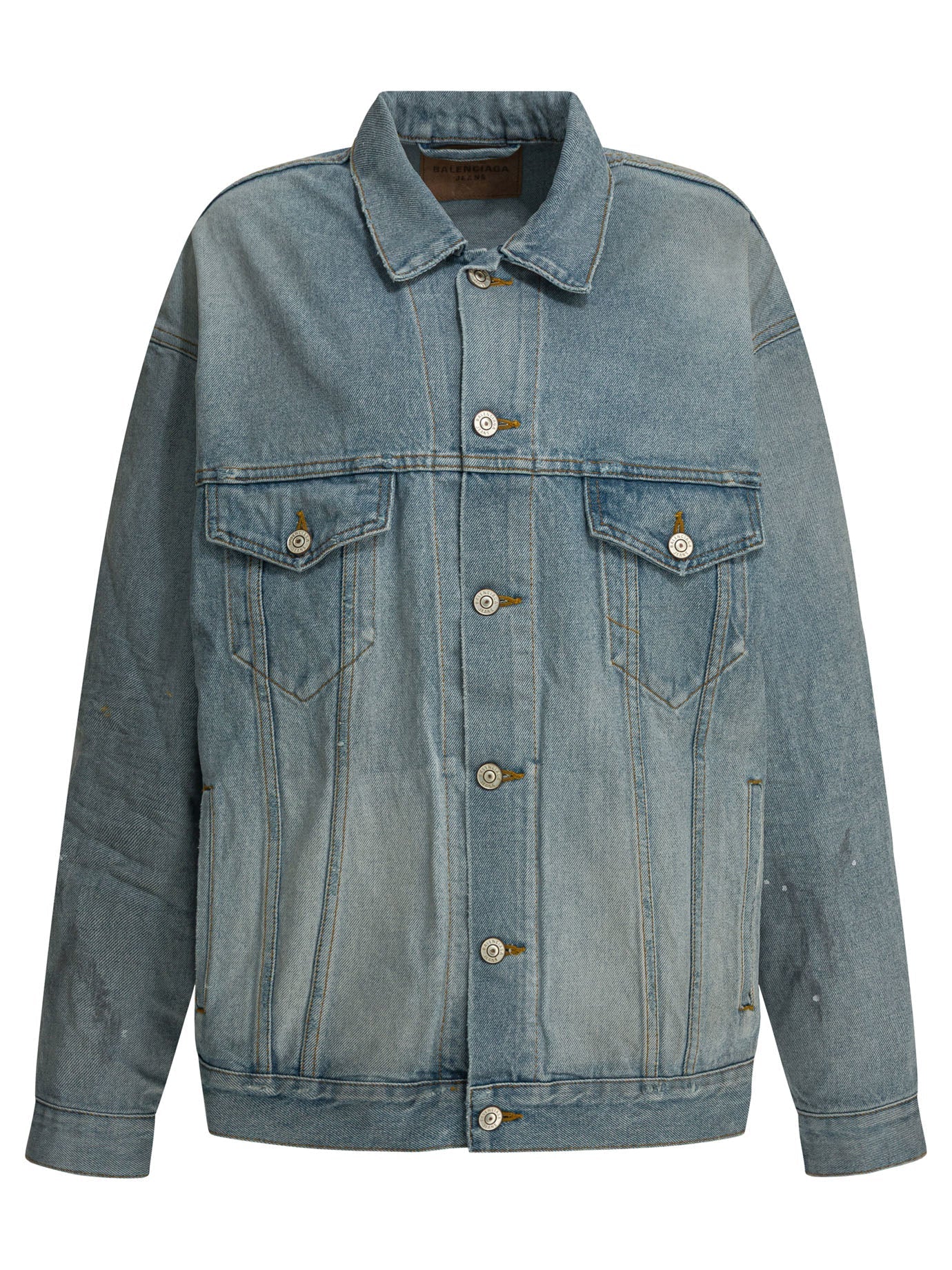 Balenciaga Denim Jacket Light Blue Women