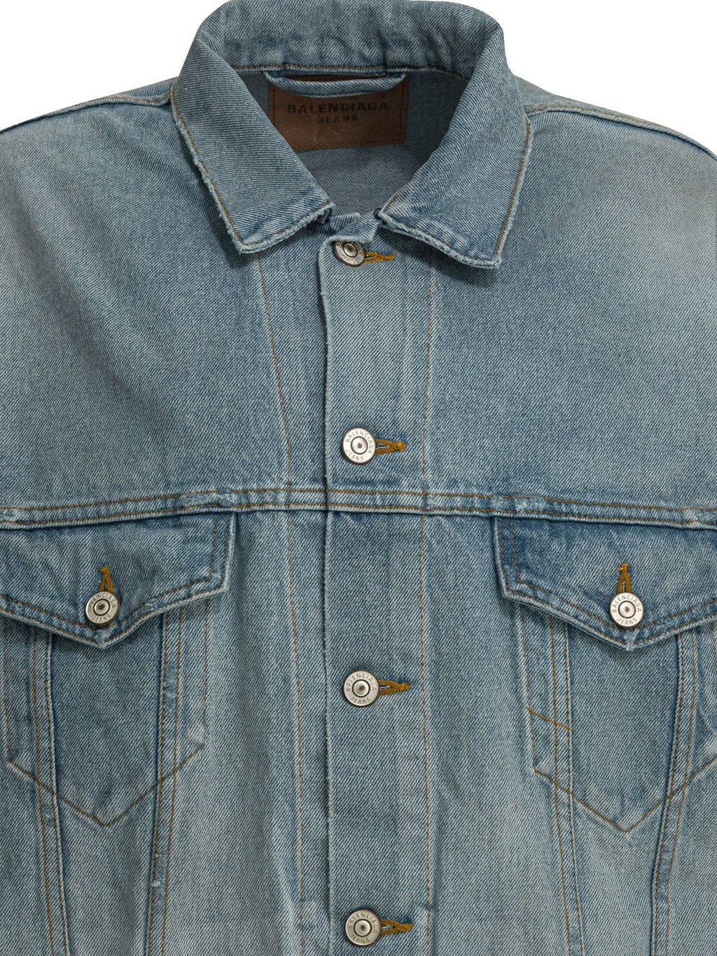 Balenciaga Denim Jacket Light Blue Women