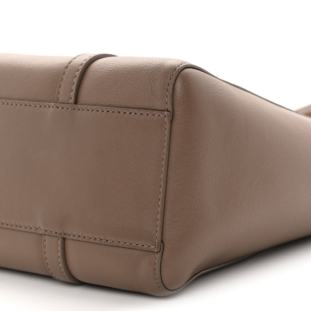 Calfskin XS Everyday Tote Light Beige Black