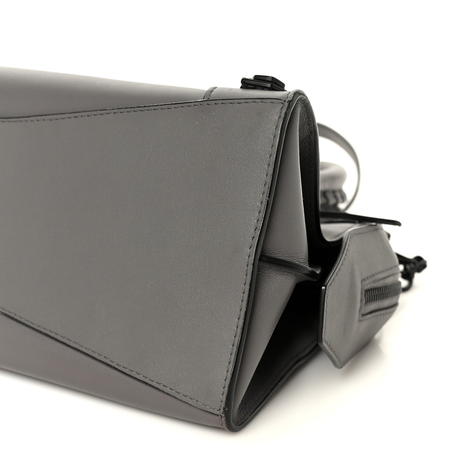 Smooth Calfskin Neo Classic Black Hardware S City Dark Grey