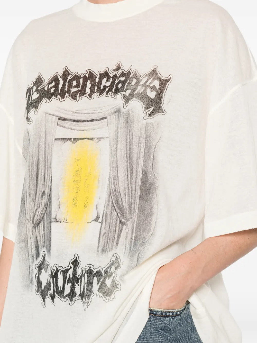 BALENCIAGA - Women Salon de Couture Shaped T-Shirt