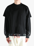 BALENCIAGA - Men Hybrid Double T-Shirt