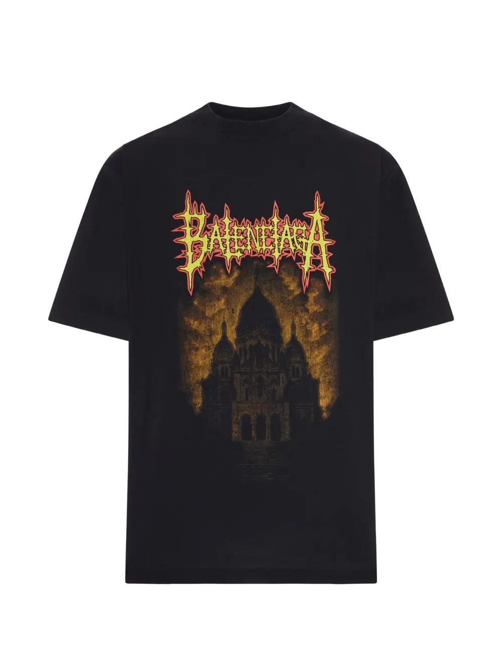 BALENCIAGA - Men Oversized Logo Print T-Shirt