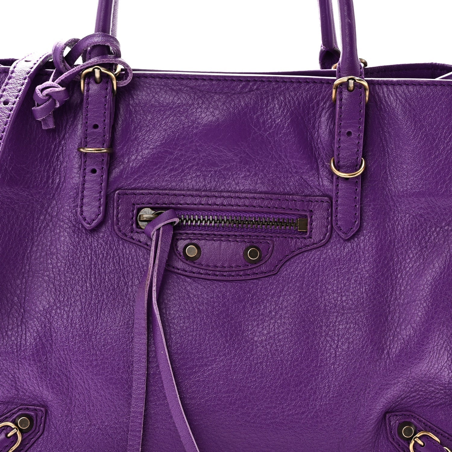 Calfskin Papier Mini A4 Purple
