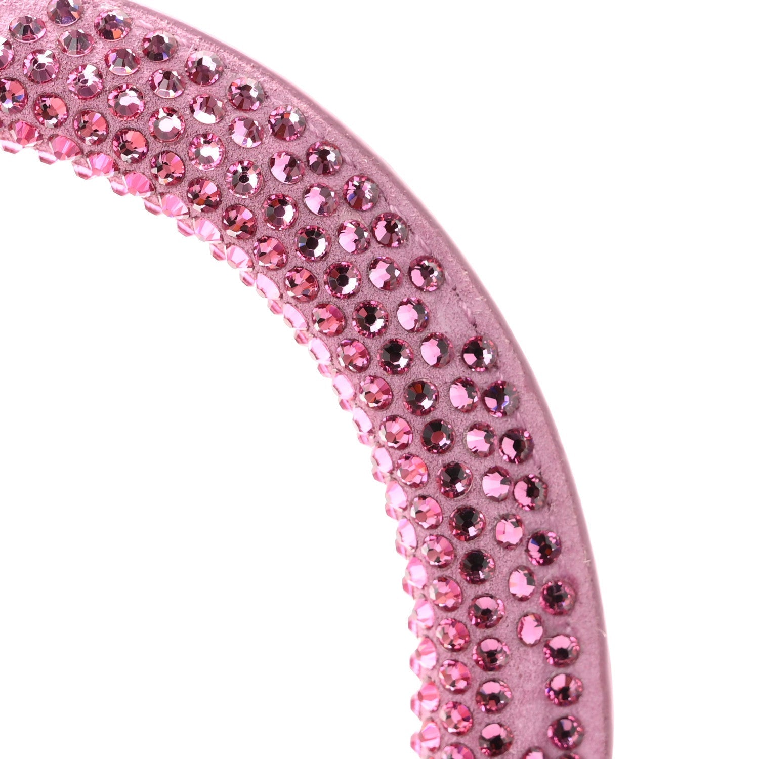 Strass Suede Hourglass Top Handle Bag XS Pink