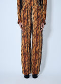 Balenciaga Women Ai Croc Silk Pants