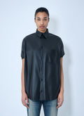 Balenciaga Women Tucked Sleeve Shirt