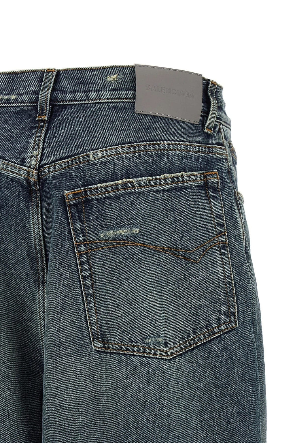 Balenciaga Baggy Stone-Washed Jeans
