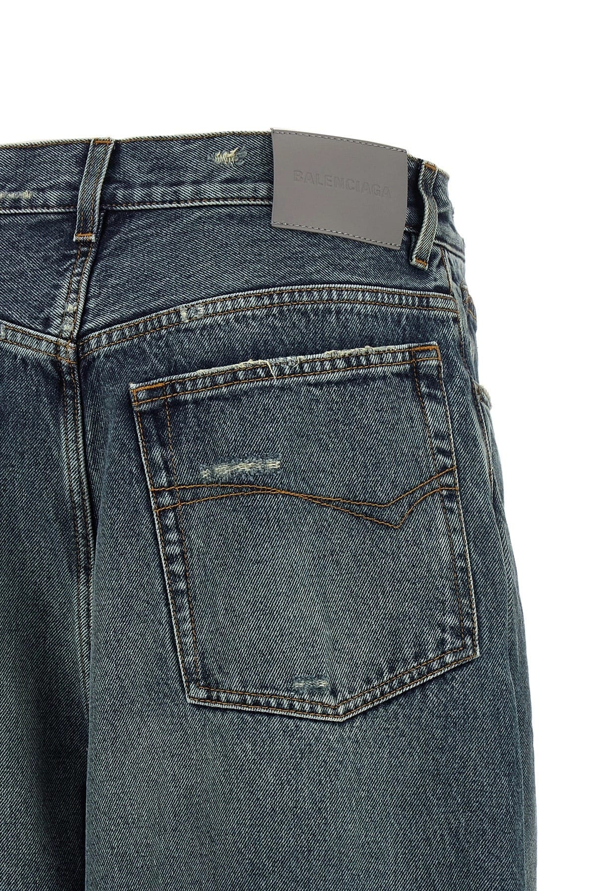 Balenciaga Baggy Stone-Washed Jeans