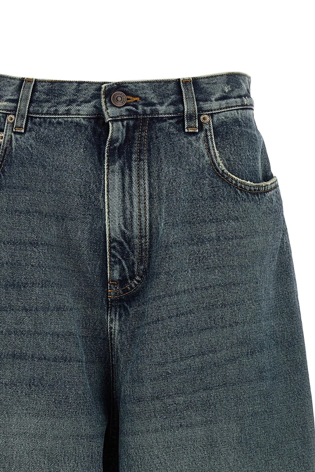 Balenciaga Baggy Stone-Washed Jeans