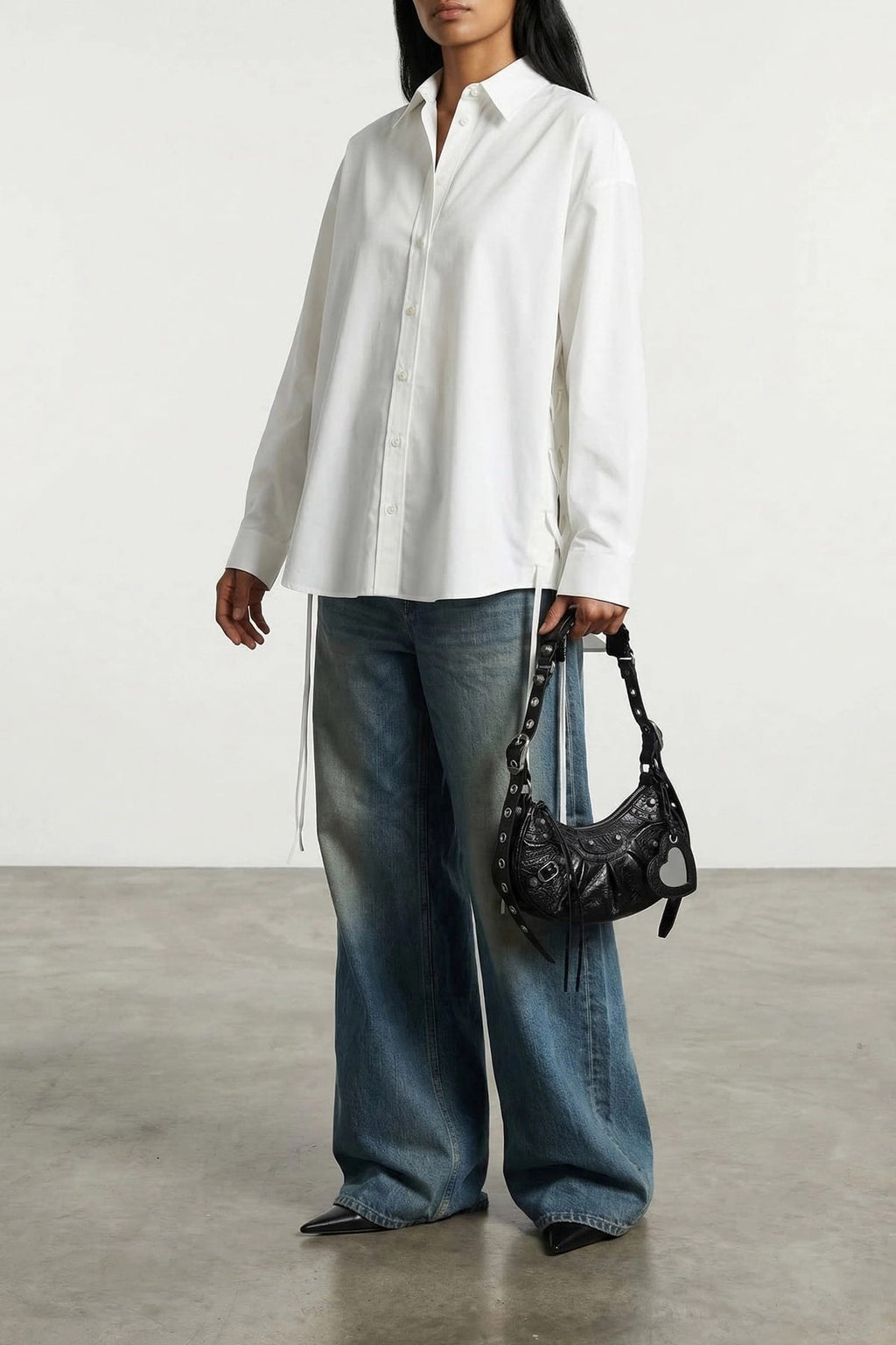 Balenciaga Baggy Wide-Leg Jeans