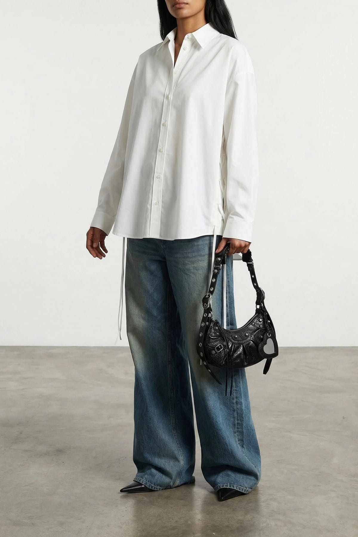 Balenciaga Baggy Wide-Leg Jeans