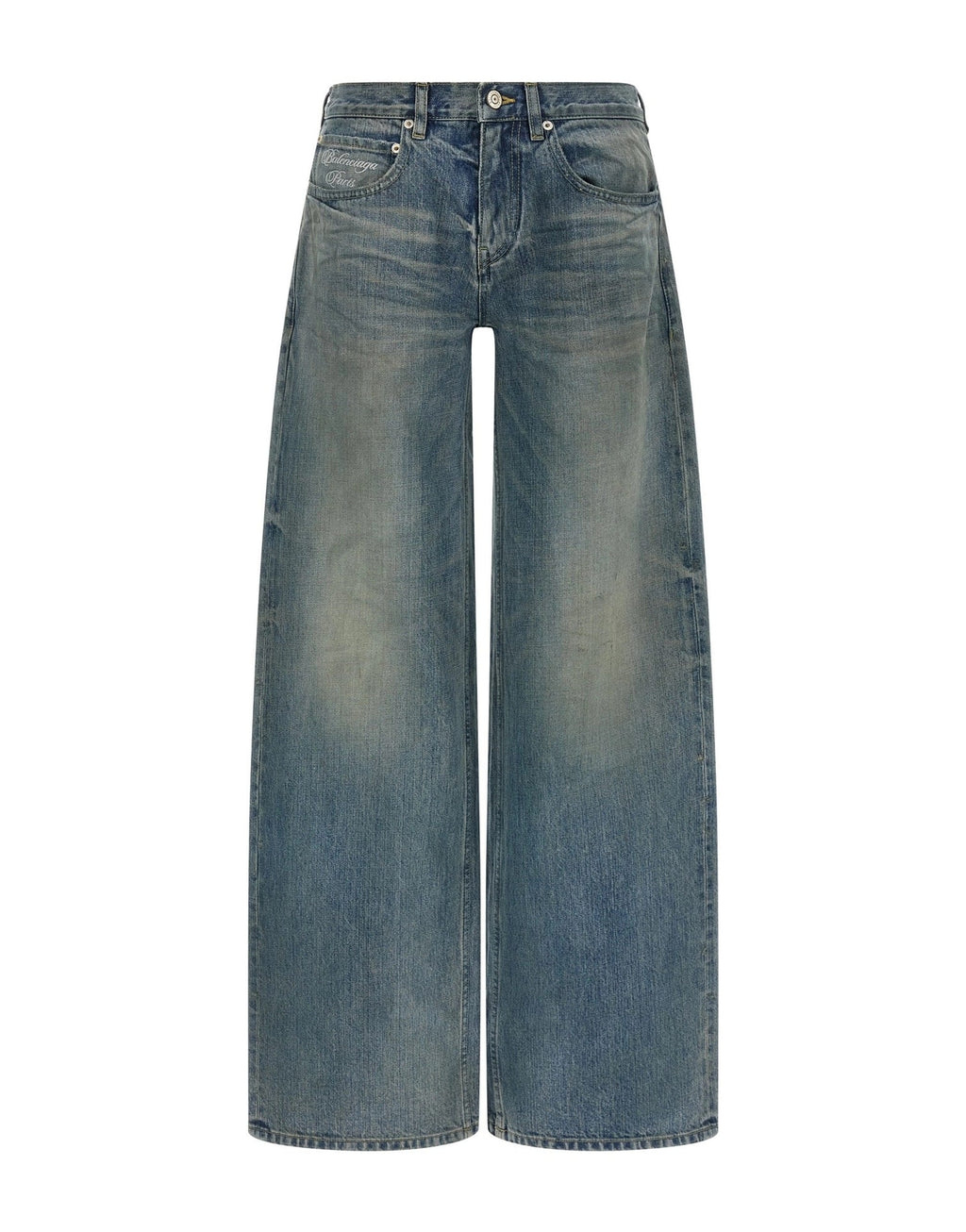 Balenciaga Baggy Wide-Leg Jeans