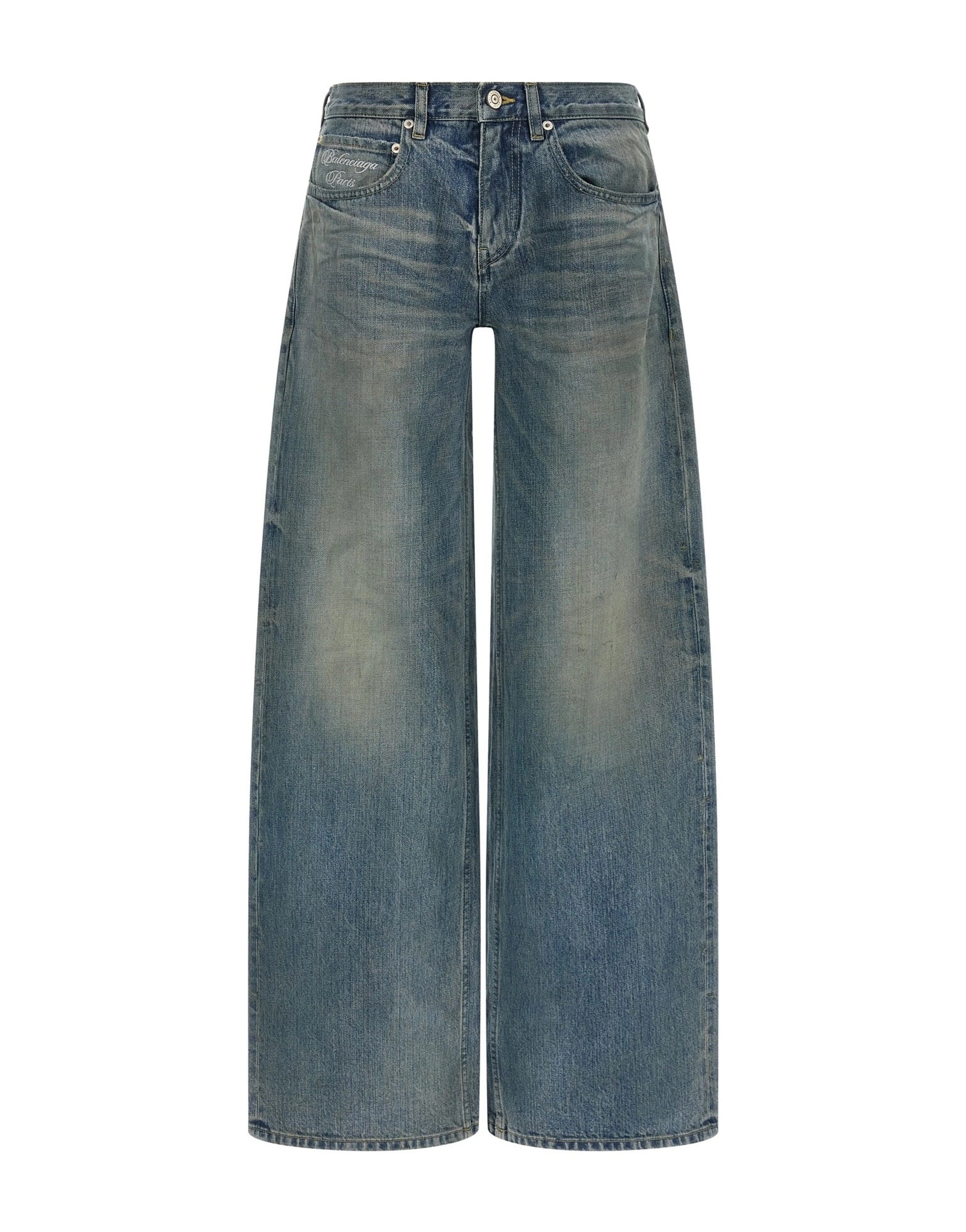Balenciaga Baggy Wide-Leg Jeans