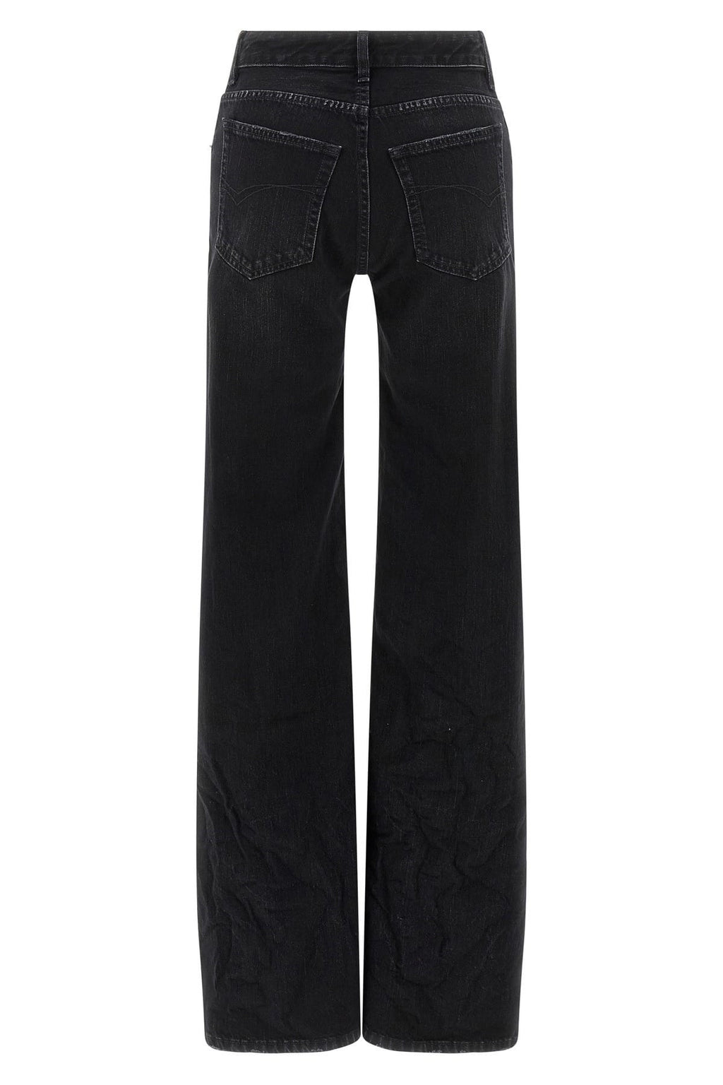 Balenciaga Black Wide Leg Jeans