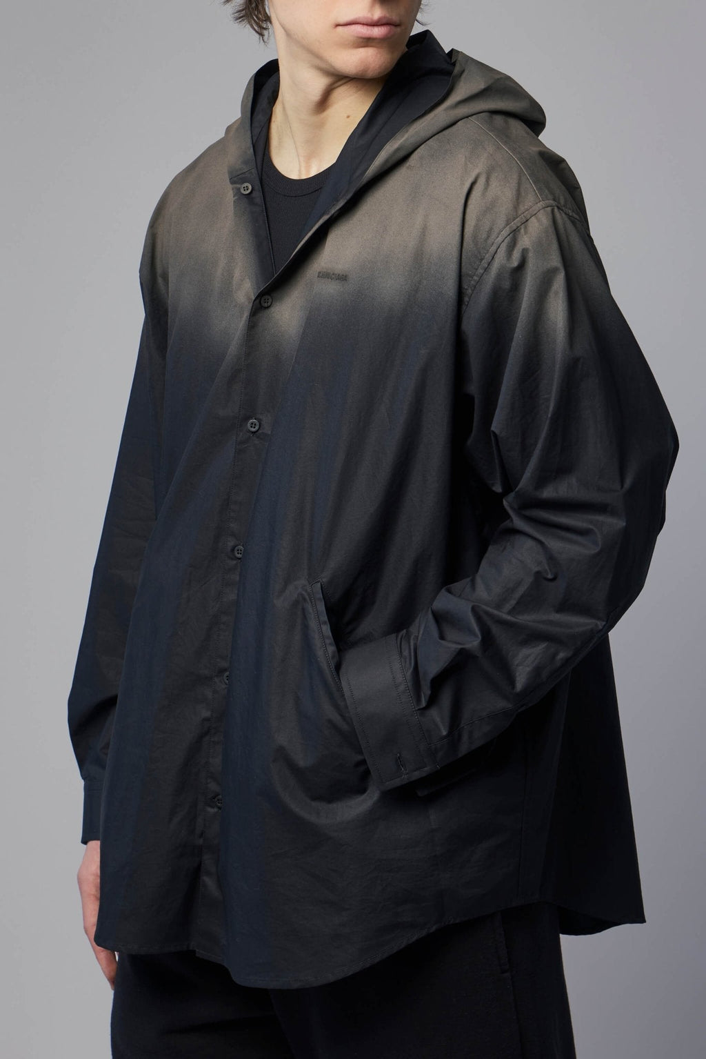 Hooded Oversized Shirt