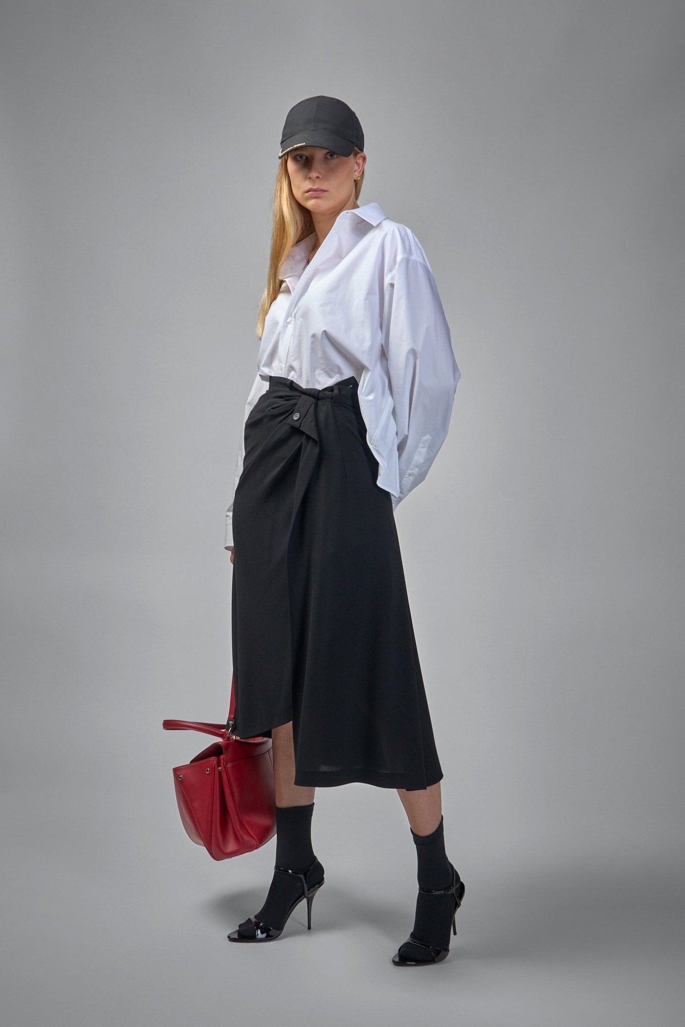 Semi-fitted Long Sleeve women shirt