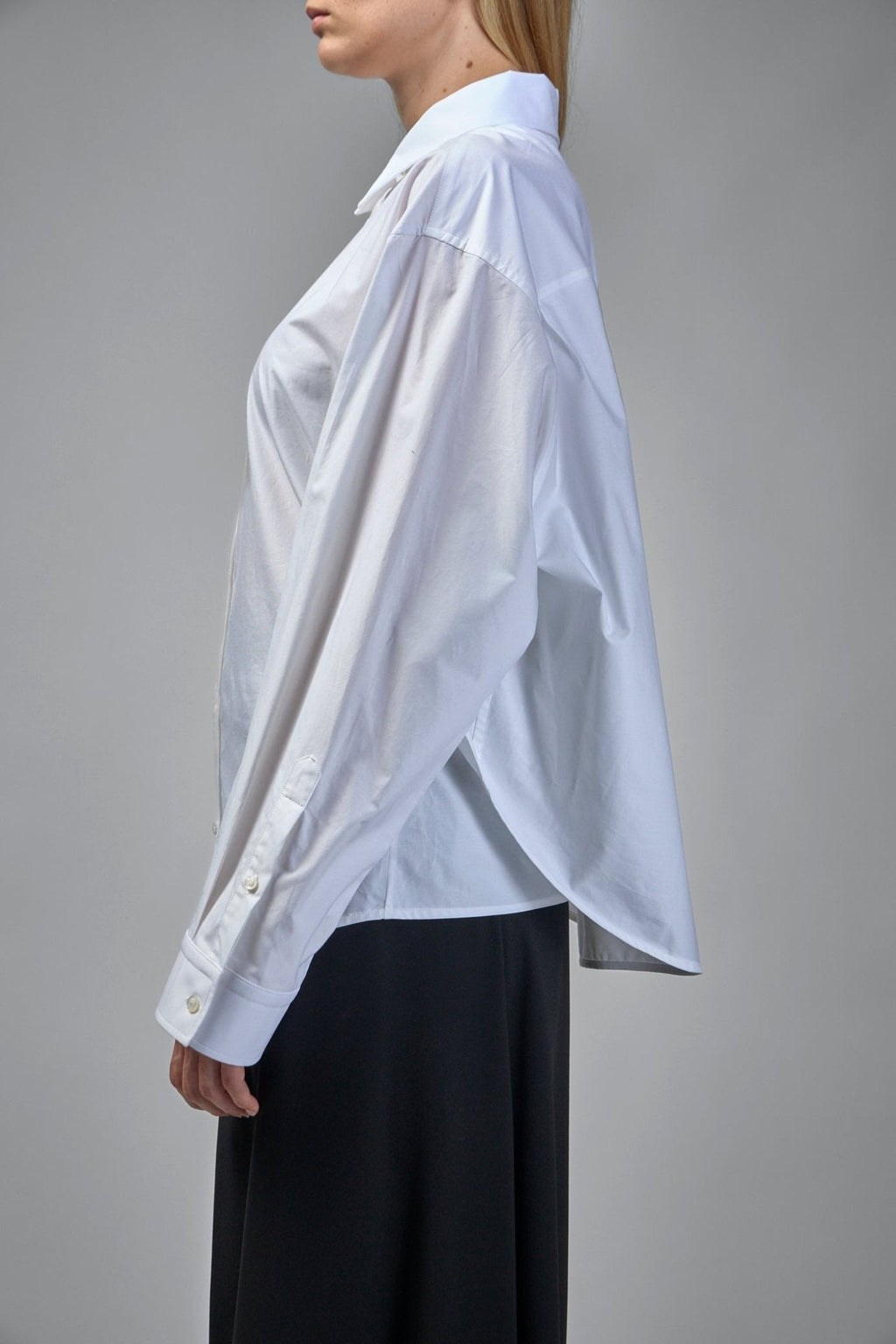 Semi-fitted Long Sleeve women shirt