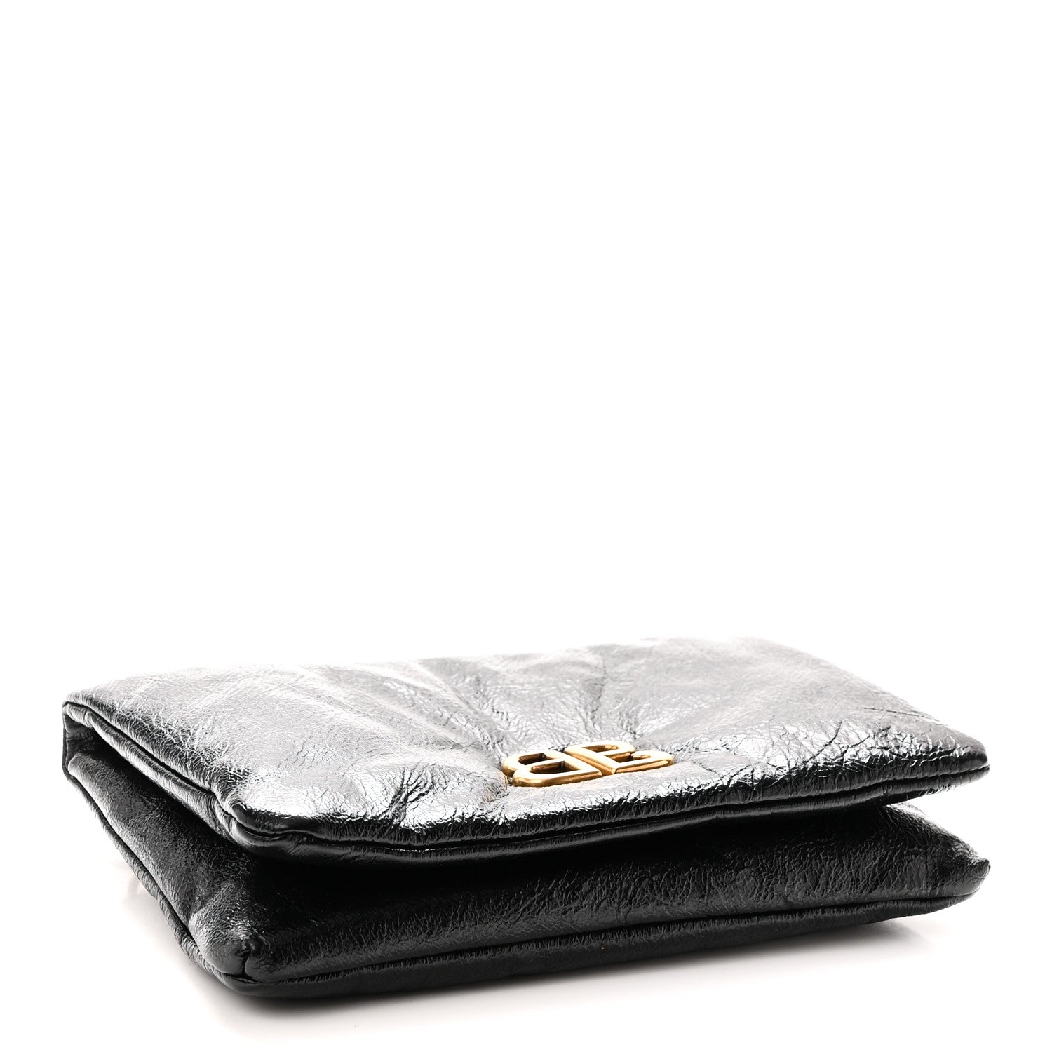 Arena Calfskin Medium Monaco Chain Shoulder Bag Black