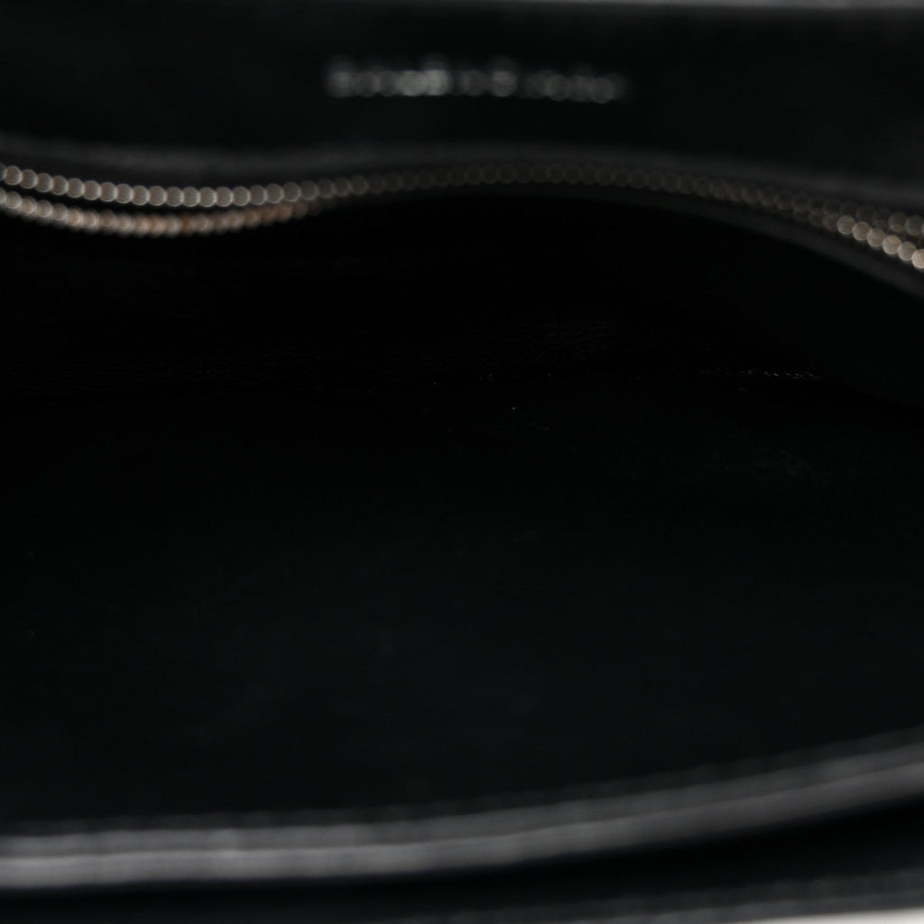 Nappa Allover License BB Monogram Embossed Medium Triplet Bag Silver