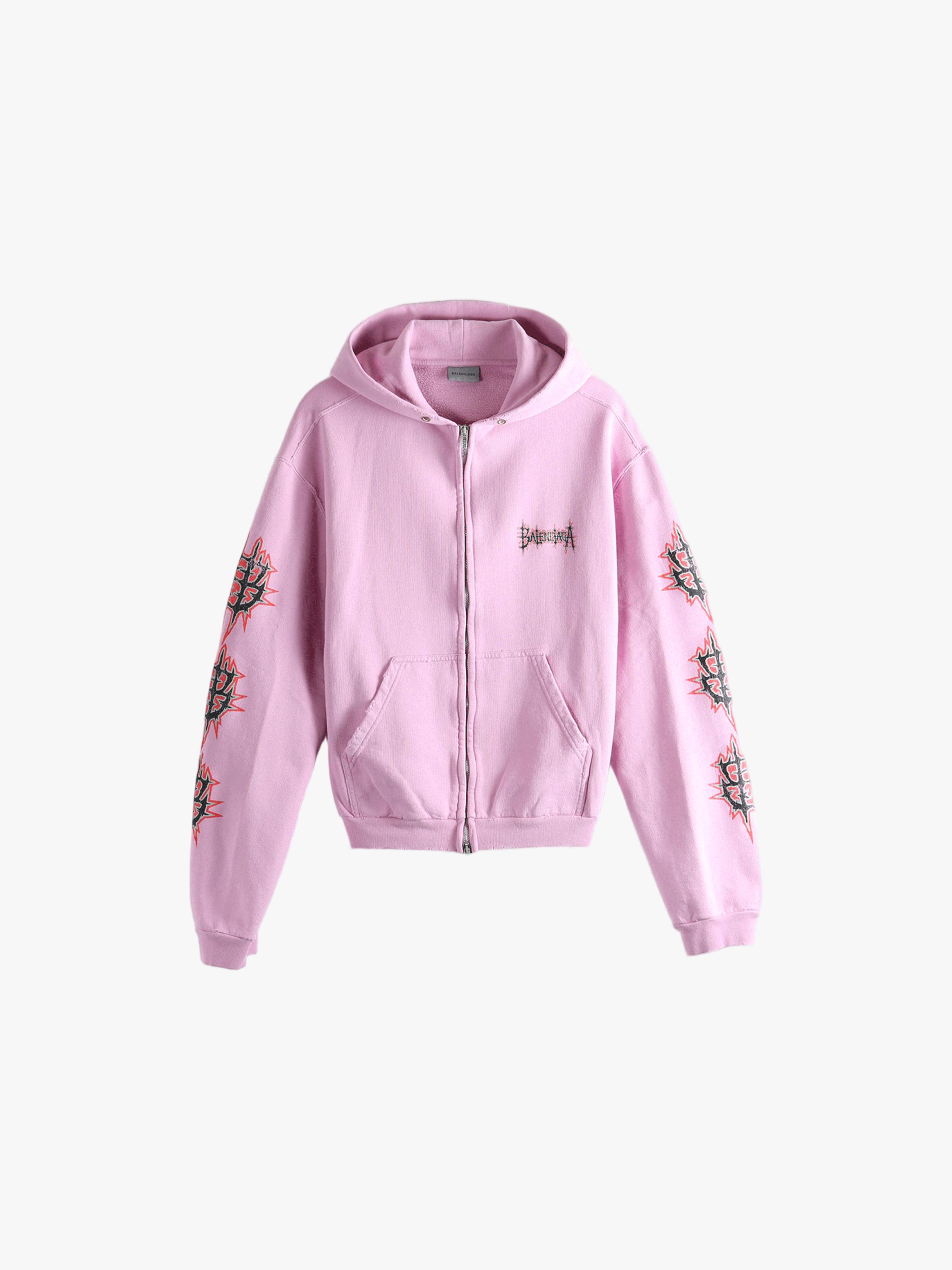 BALENCIAGA - Women Sacre Couer Medium Fit Zip-Up Hoodie