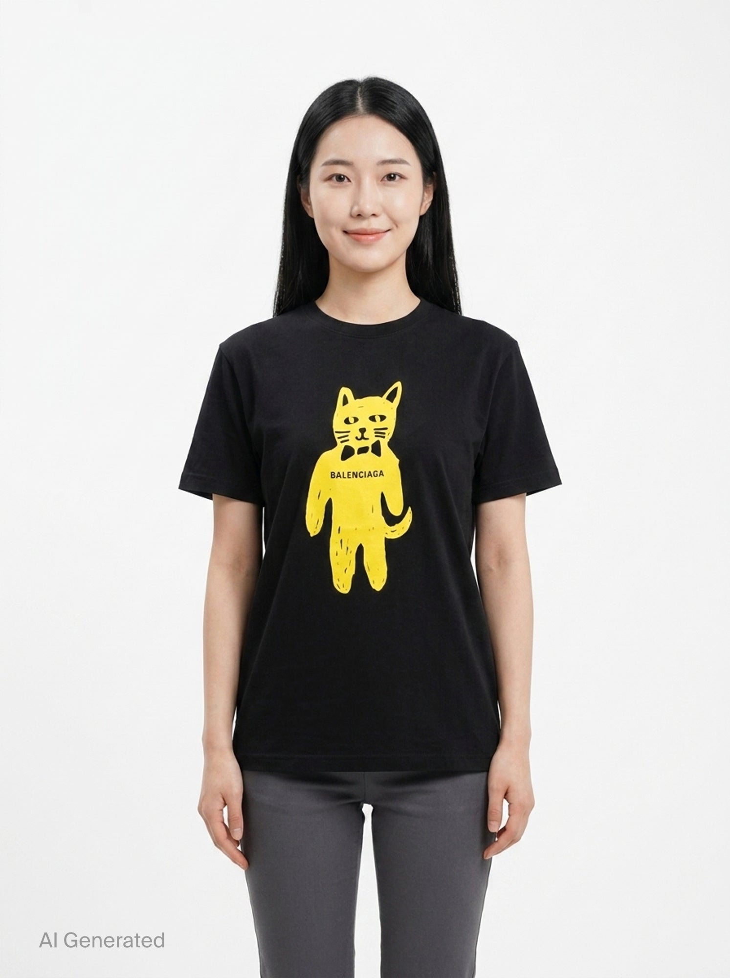 Balenciaga Cat Graphic Tee