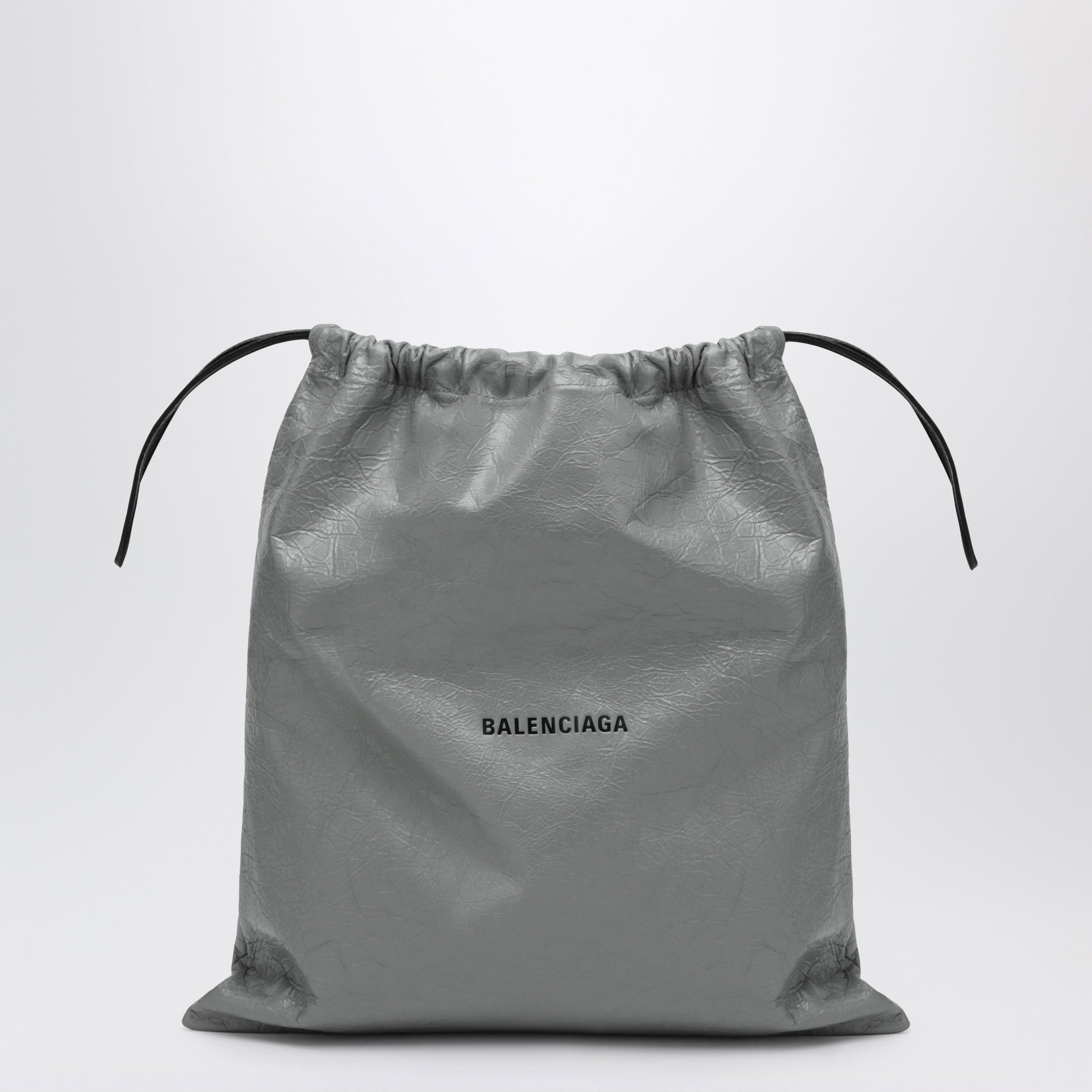 Balenciaga - La Pochette dust bag shopper in Arena lambskin grey