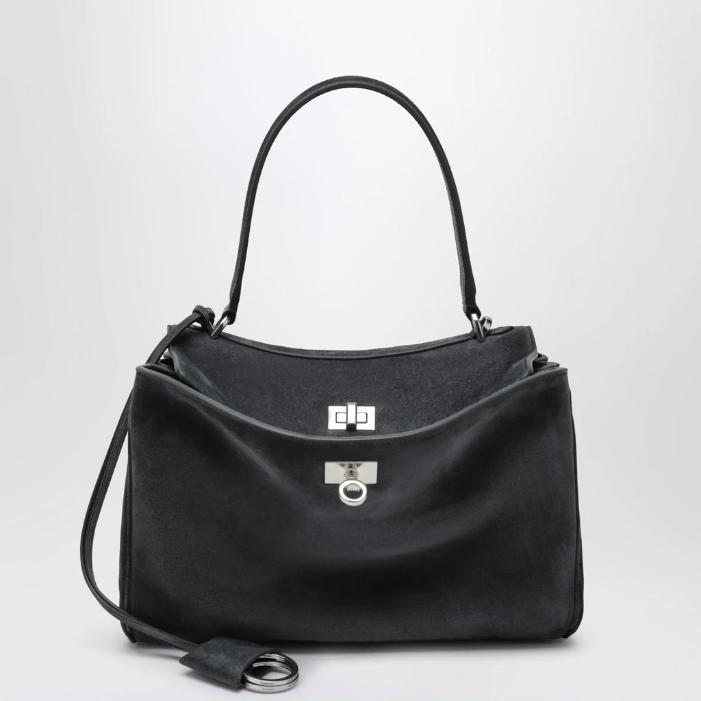 Balenciaga - Rodeo small bag in grey calf leather