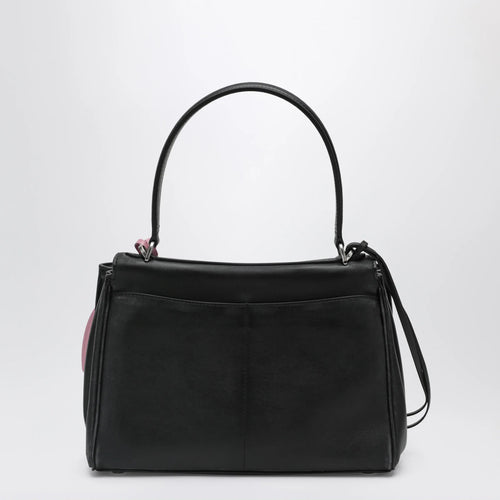 Balenciaga - Small black Rodeo bag in smooth calf leather with charm