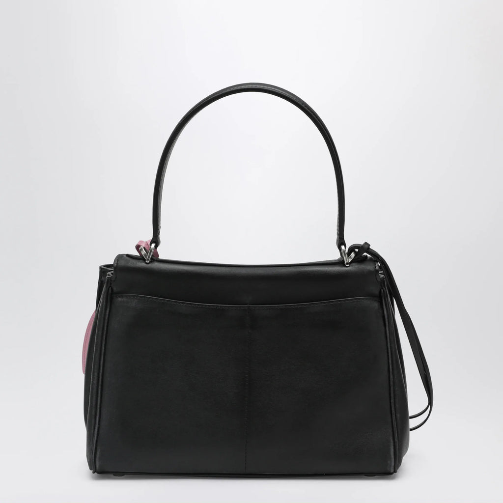 Balenciaga - Small black Rodeo bag in smooth calf leather with charm